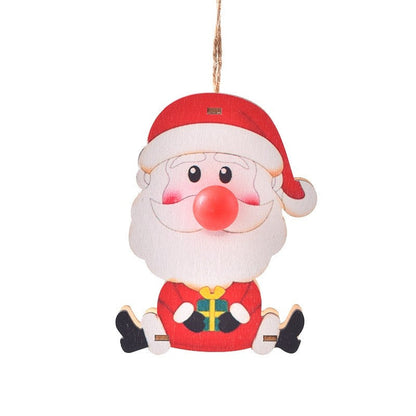 Christmas Wooden Candle Decorations