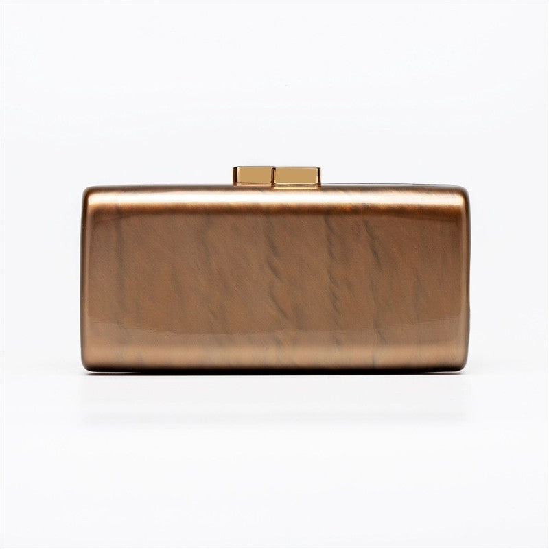 Trendy Acrylic Rectangular Evening Clutch