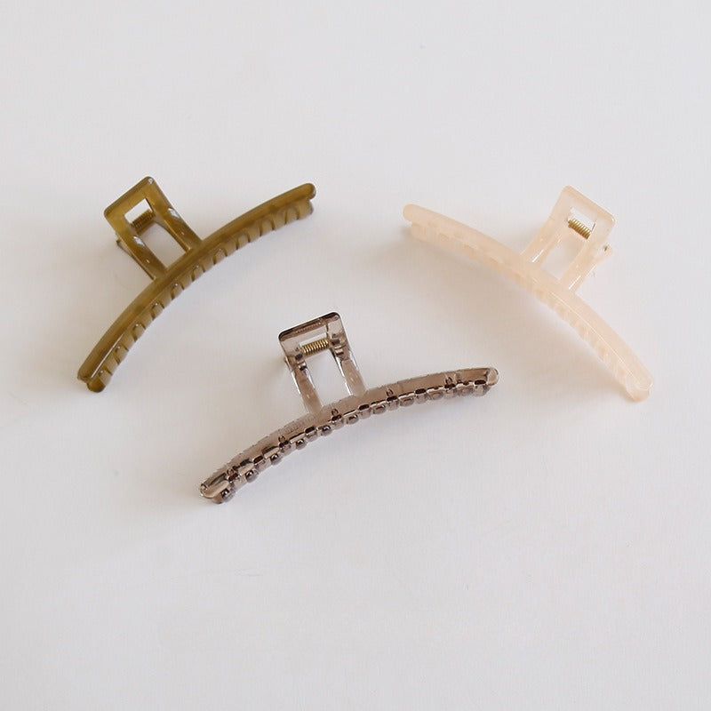 Large Transparent Minimalist Claw Clip