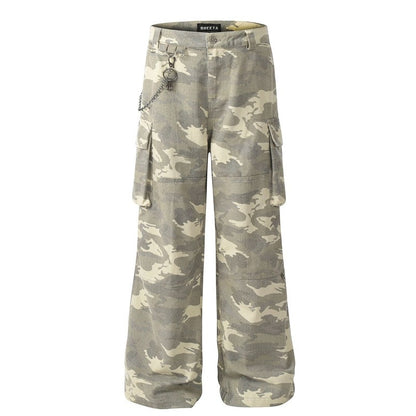 Vintage Cotton Camo Cargo Pants