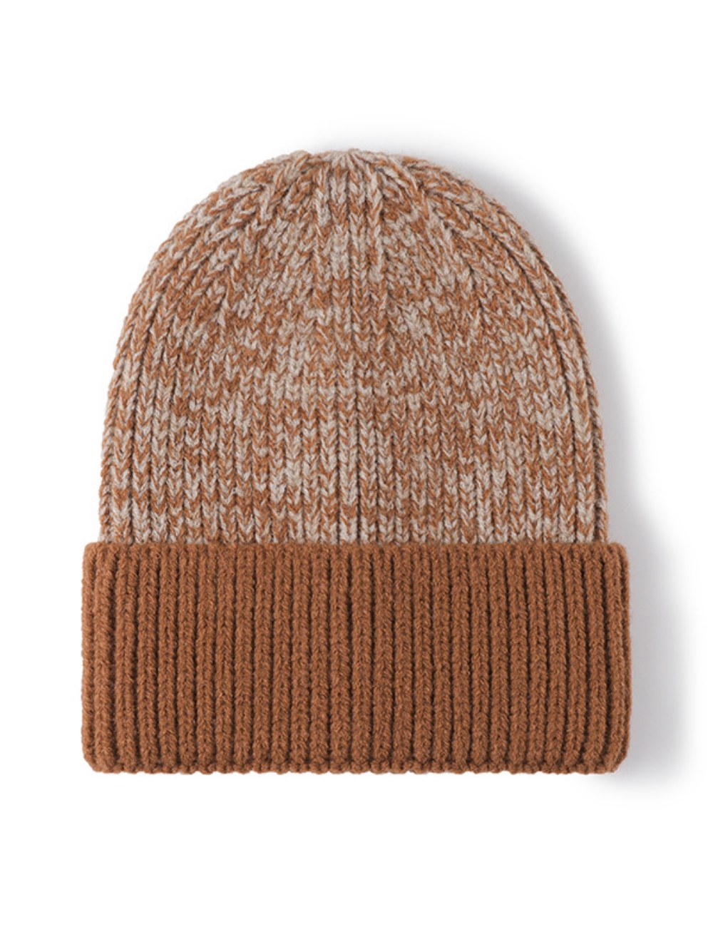 Spliced Color Block Knit Hat Simple Beanie