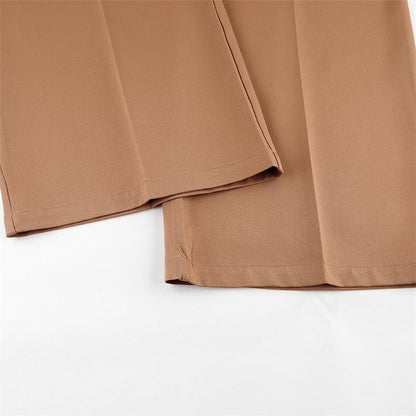 Relaxed Fit High Waist Wide Leg Palazzo Pants