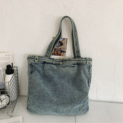 Vintage Washed large Size Shoulder Bags