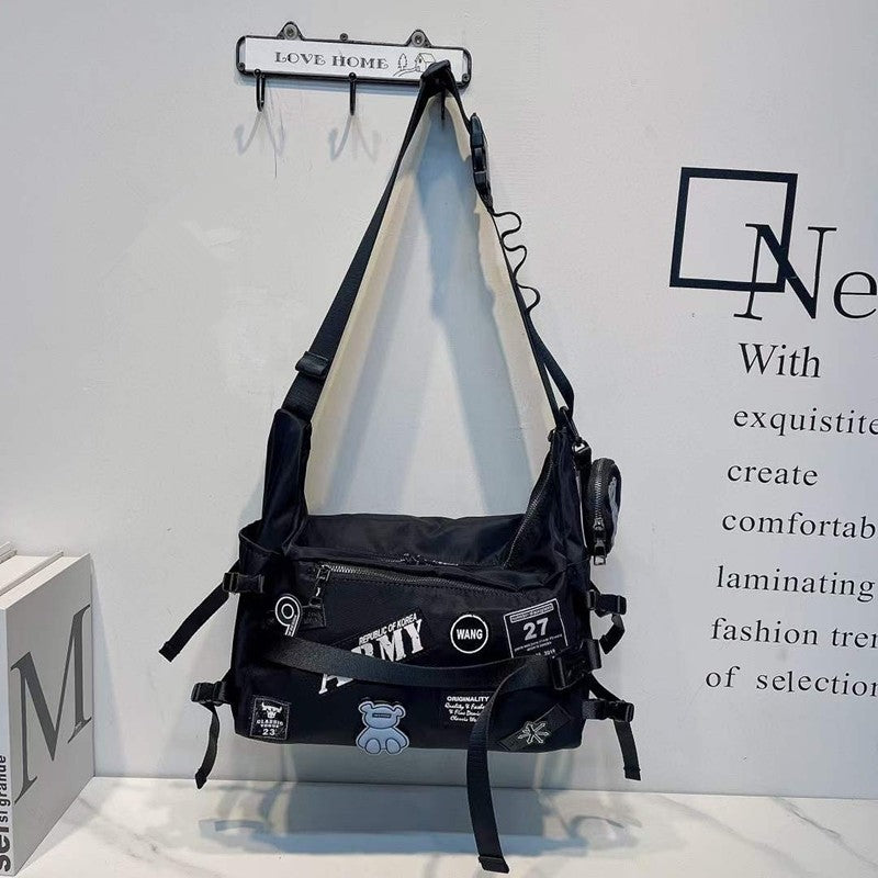 Large Fashion Tote Bag With Pendant