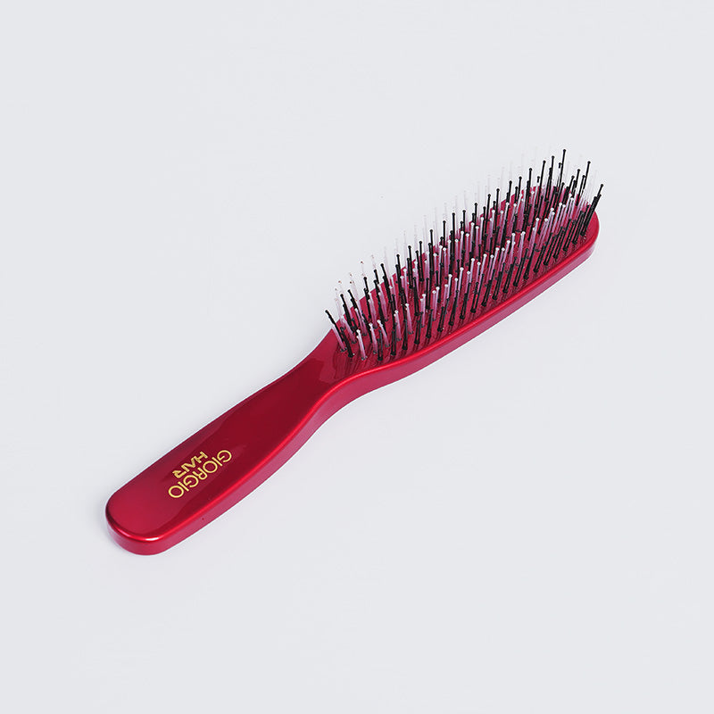 Transparent Red Smooth Touch Cushion Combs