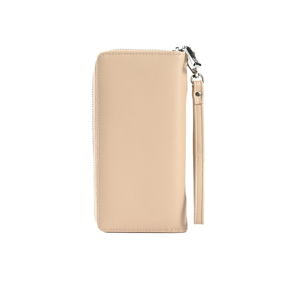 PU Leather Zipper Coin Purse Handbag Cell Phone Bag