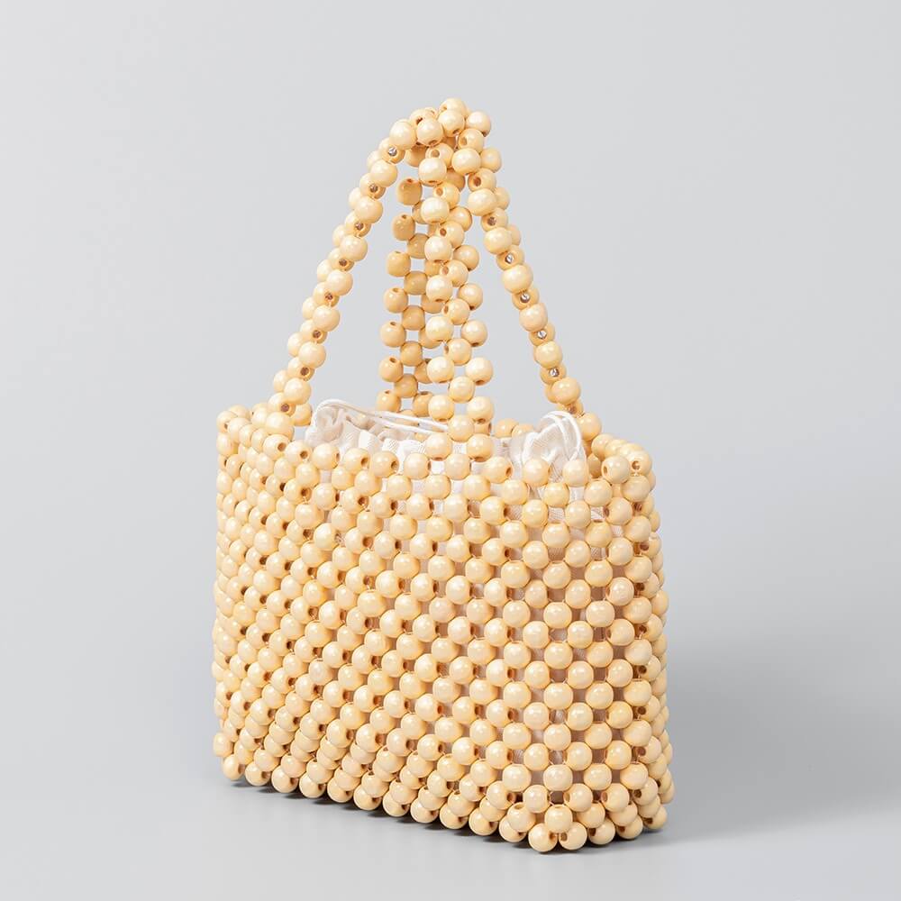Simple Wooden Bead Commuter Bag
