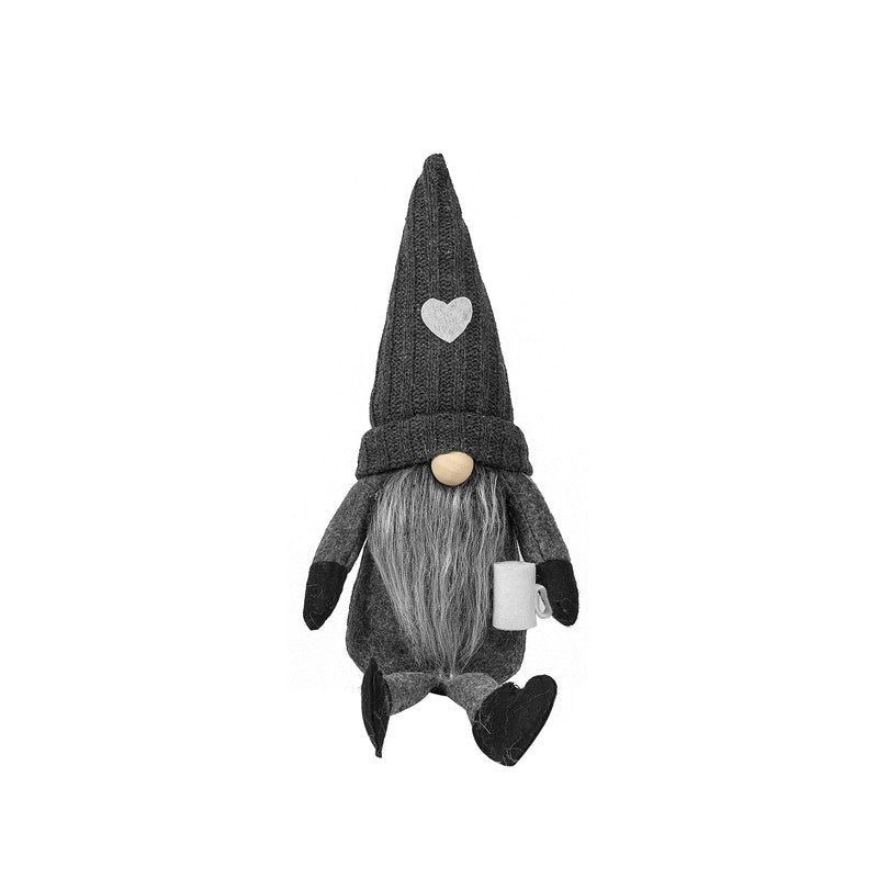 Knitted Heart Hat Plush Doll