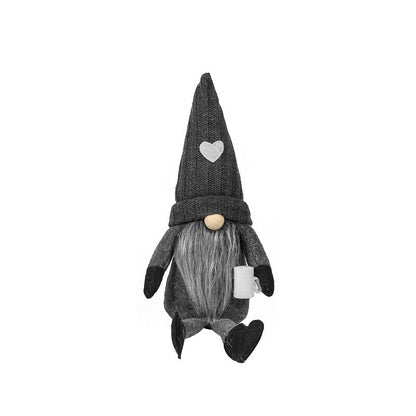 Knitted Heart Hat Plush Doll