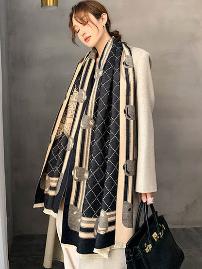 Original Warm Print Shawl&Scarf
