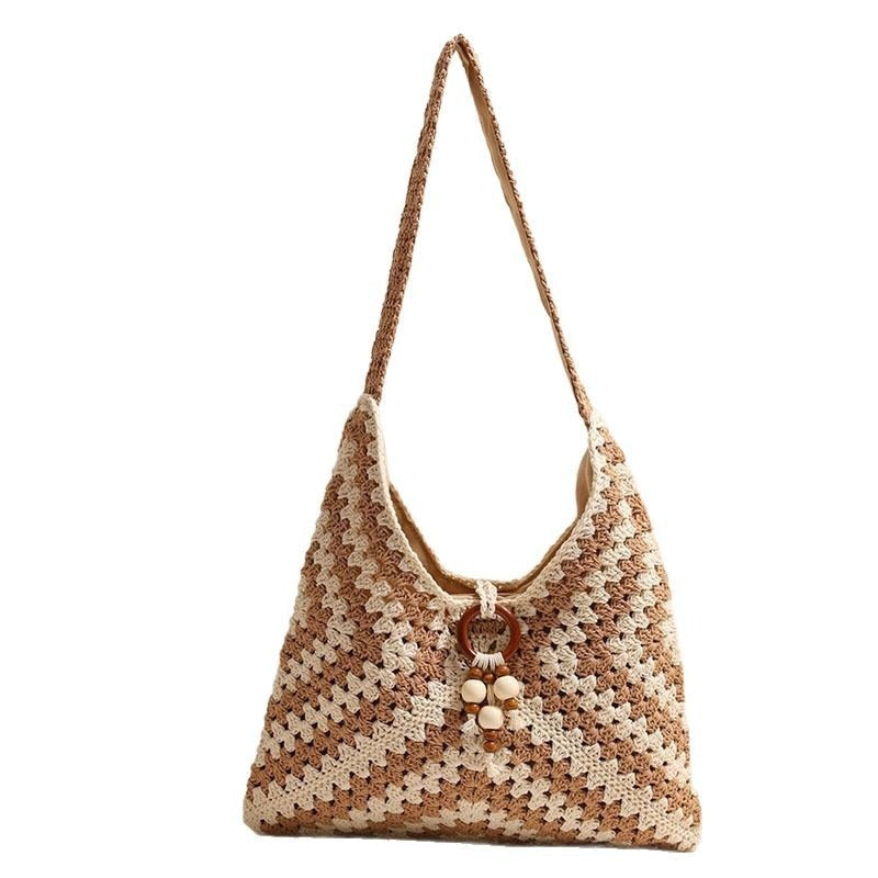 Simple Beach Straw Shouder Bag
