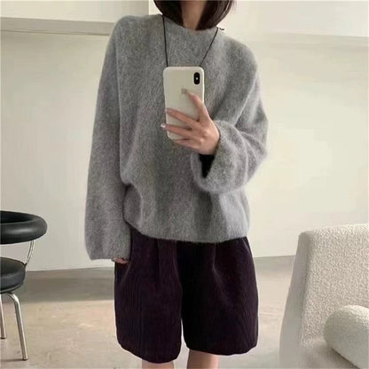 Faux Mink Wool Sweater