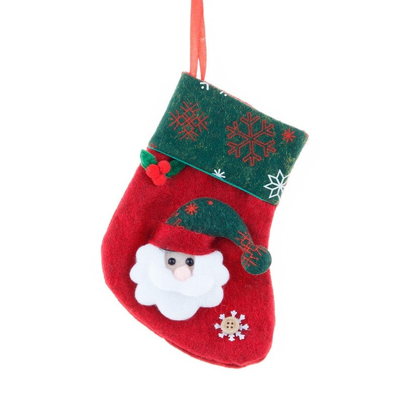 Christmas Socks Gift Bag Small Christmas Socks Pendant Christmas Tree Pendant