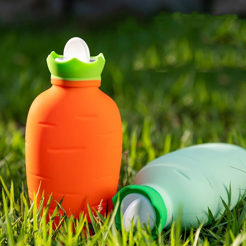 Portable Carrot Style Explosion-Proof Silicone Hot Water Bag