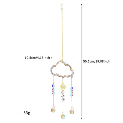 Cloud Stone Cross Crystal Home Hangings