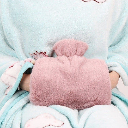 Detachable Plush Cover Infusing Water PVC Hot Water Bag