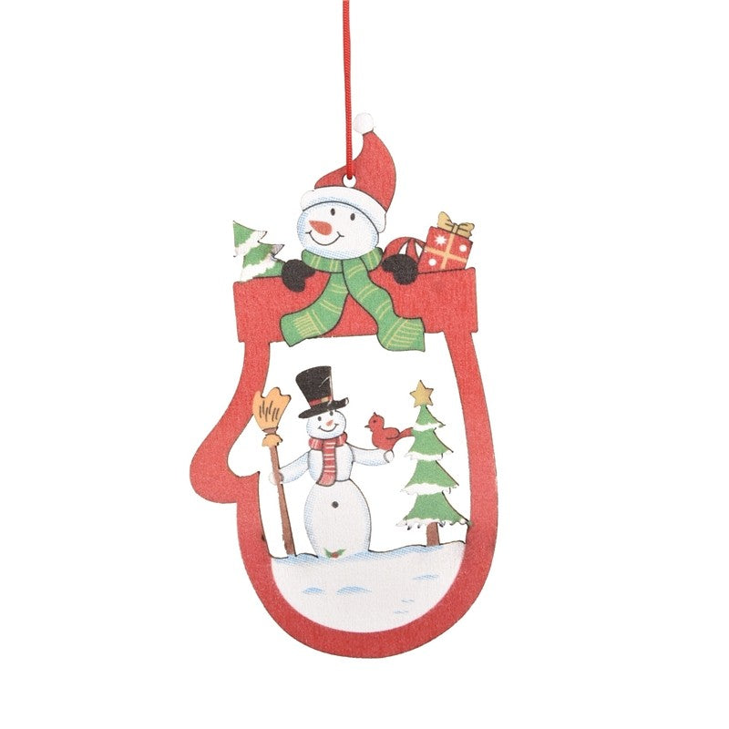 Christmas Wooden Candle Decorations