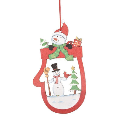 Christmas Wooden Candle Decorations