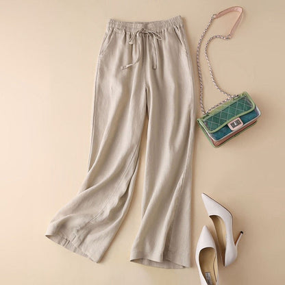 Drawstring Straight Leg Baggy Pants