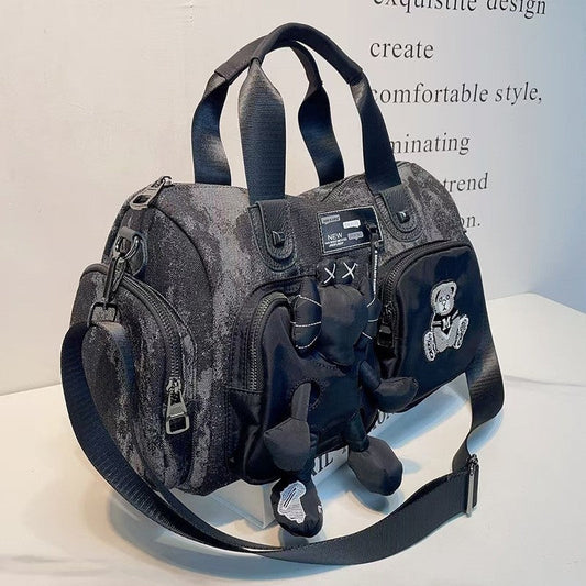 Large Fashion Tote Bag With Pendant