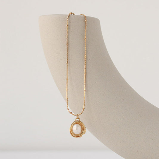 Irregular Pearl Vintage Pendant Neckalces
