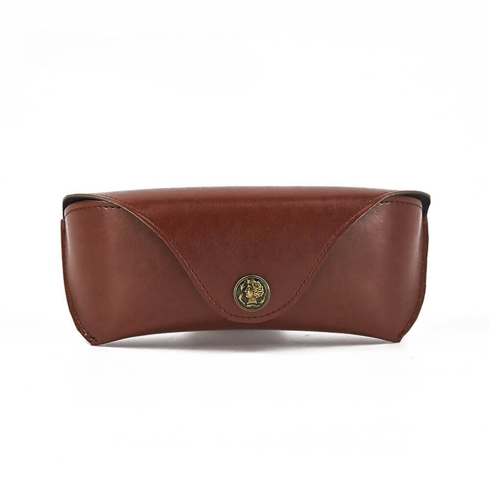 Minimalist Portable Leather Glasses Case