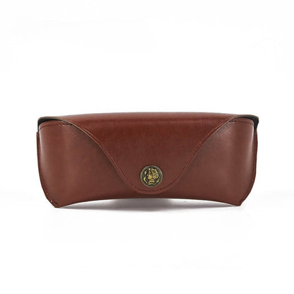 Minimalist Portable Leather Glasses Case