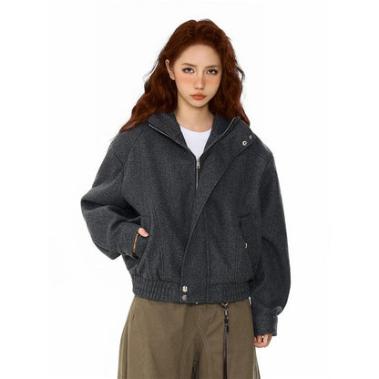 Minimalist Unisex Hooded Jacket Casual Outerwear