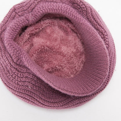 Knitted Thickened Duck Tongue Beret