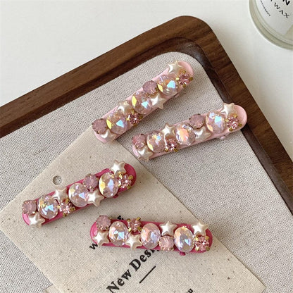Shiny Star Rhinestone Cute Hair Clips