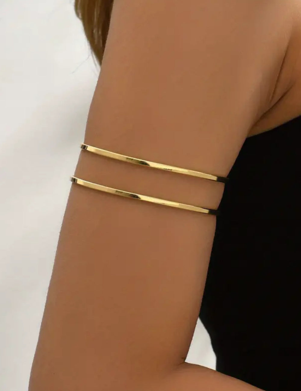 Simple Layered Open Arm Cuff