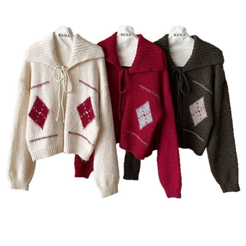 Short Knit Cardigan