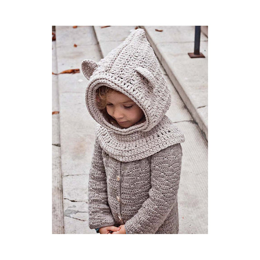 Hot Sale Animal Ear Feature Solid Scarfs&Hats Accessories