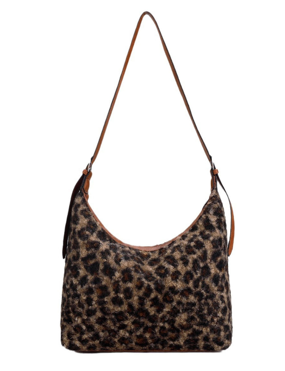 Trendy Leopard Print Shoulder Bag
