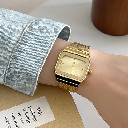 Vintage Square Gold Tone Watch