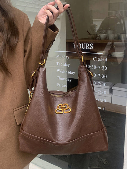 Chains Zipper Handbags