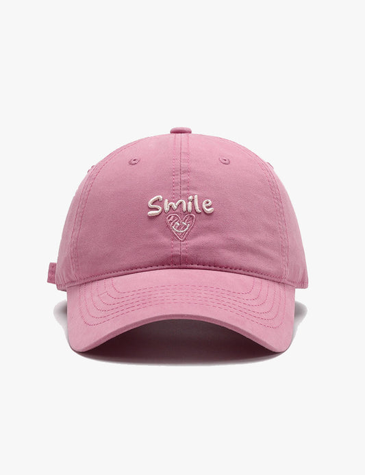 Trendy Letter Embroidered Washed Baseball Cap