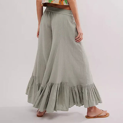 Flare Low Waist Wide Leg Pants