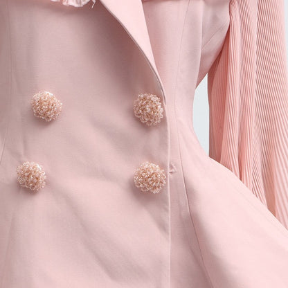 Fashion Luxury Two Piece Dress Floral Mesh