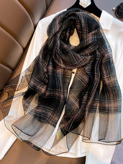 8 Colors Fashion Sunscreen Silk Scarf