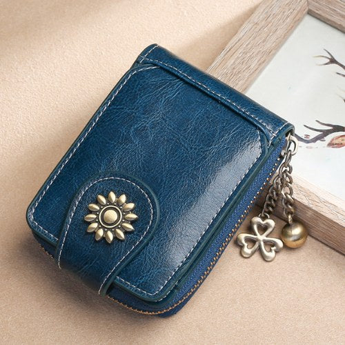Vintage Mini Leather Card Cases Wallets