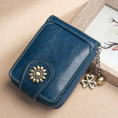 Vintage Mini Leather Card Cases Wallets