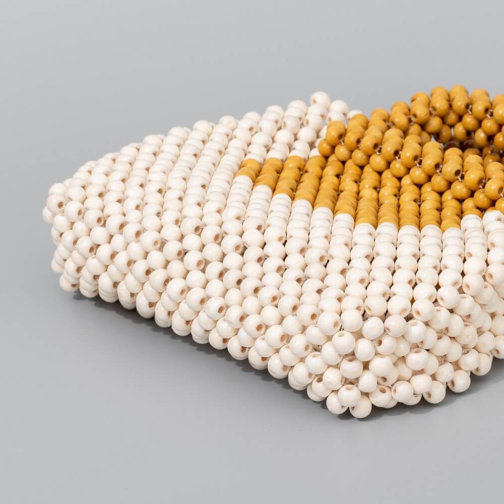 Color Block Handmade Tote Bag