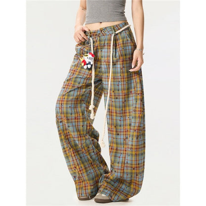 Sweet Curve Pants High Waist Wide Leg Casual