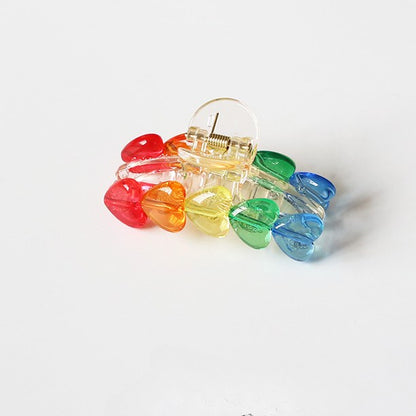Gradient Color Love Cute Hair Clips