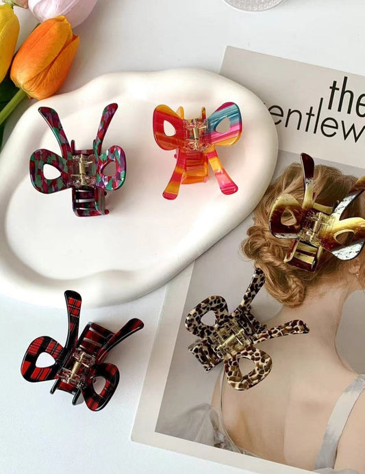 Colorful Bow Knot Cute Sweet Hair Claws