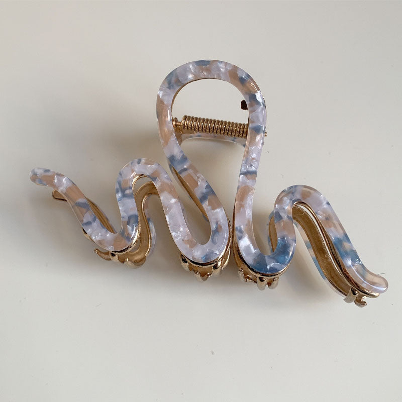 Irregular Wave Large Nonslip Hair Clips