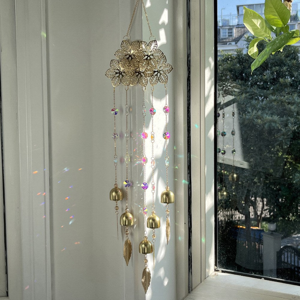 Flowers Feathers Pendant Suncatcher Hangings