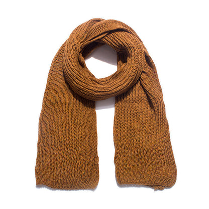 Solid Color Simple Knit Scarves