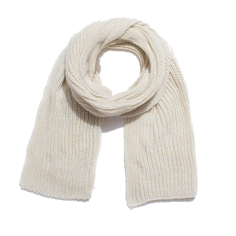 Solid Color Simple Knit Scarves